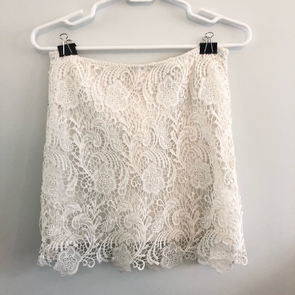 H&M Dresses & Skirts - H&M Crochet White Skirt